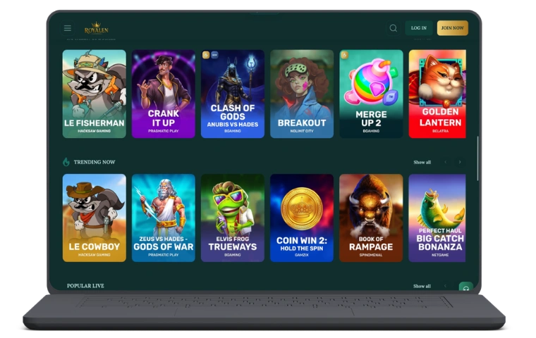 Royalen Casino site